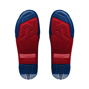 BOOT SOLE 4.5/5.5 UK9/10 PAIR BLUE/RED